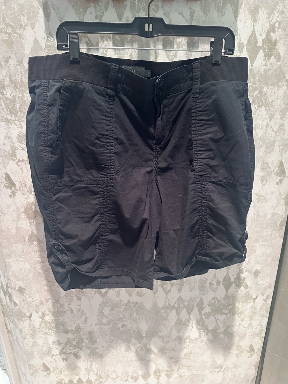 torrid Black Utility Cargo Shorts
